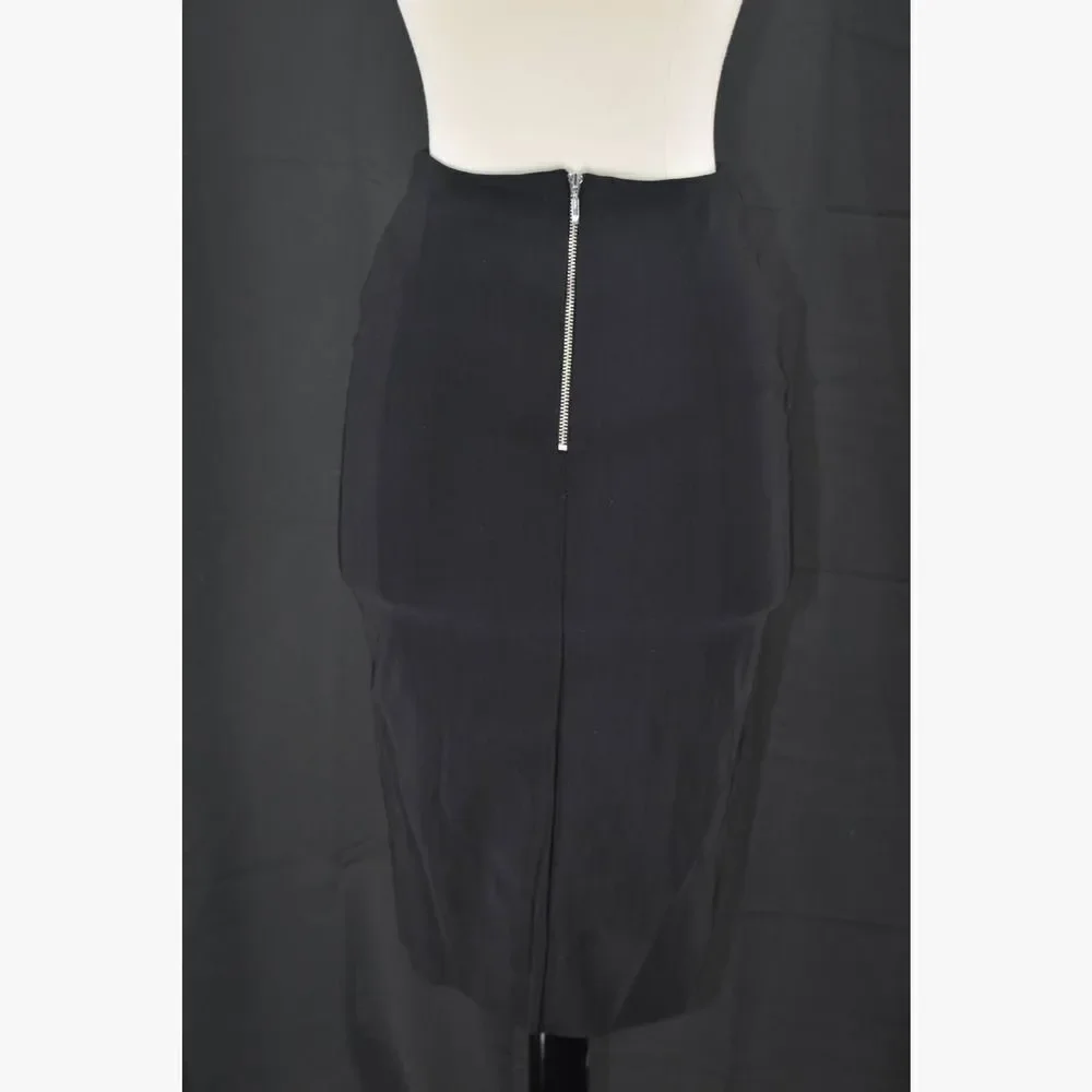 NWT Bec & Bridge Black Lined Grommet A-Line Skirt - 4 - Picture 3 of 4
